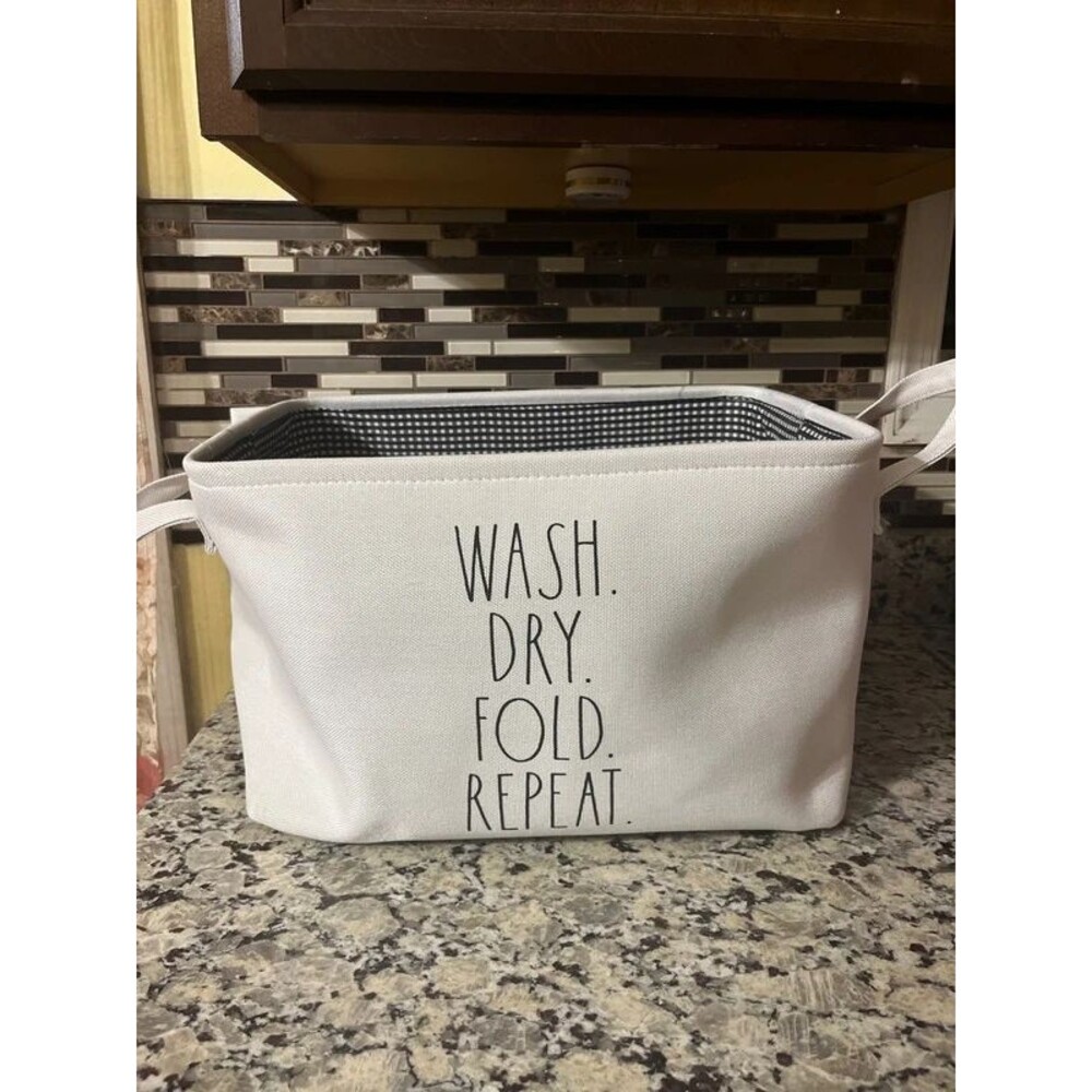 Rae Dunn Laundry Basket